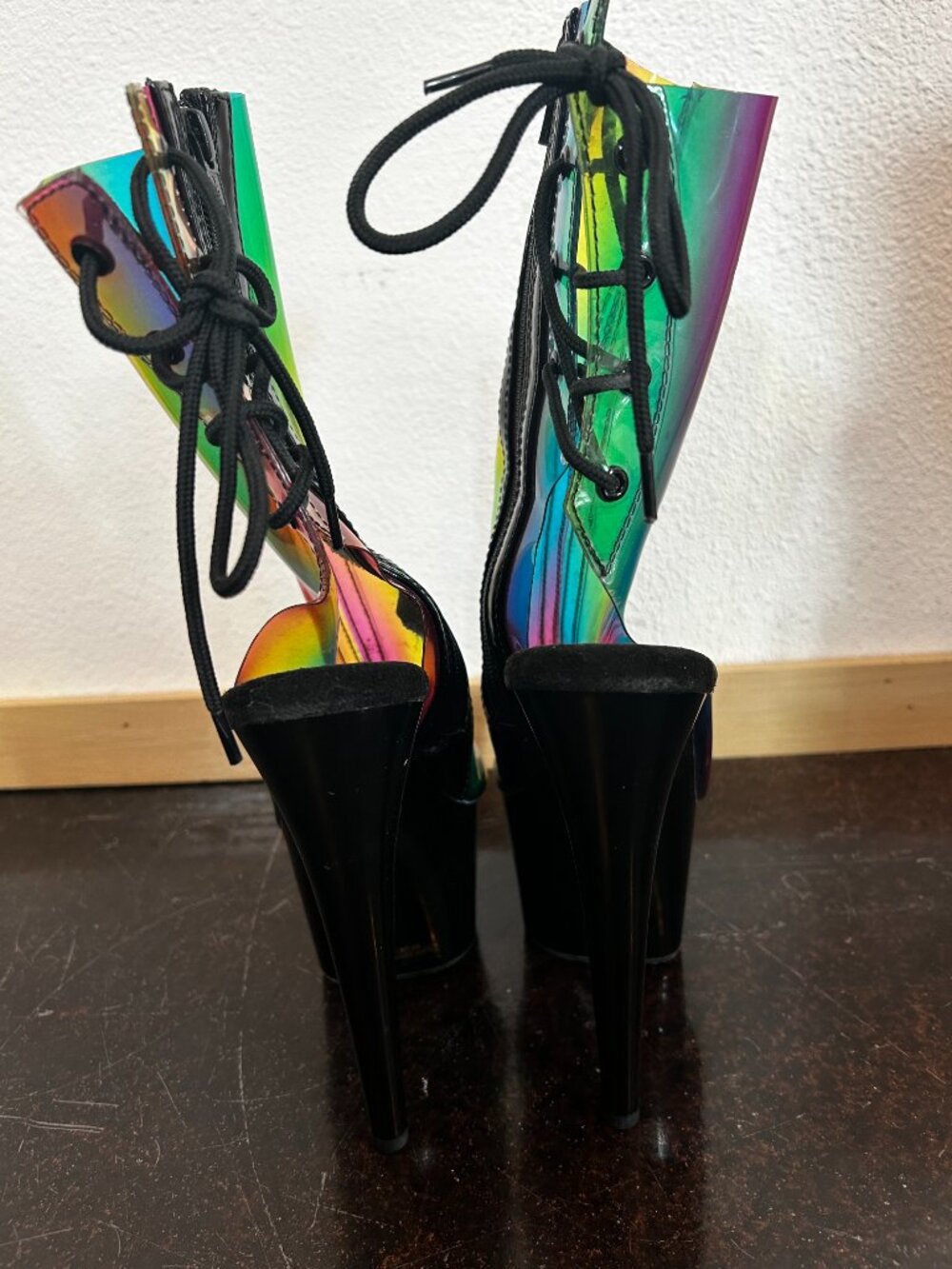Adore Rainbow Pleaser Boots - Picture 2 of 5